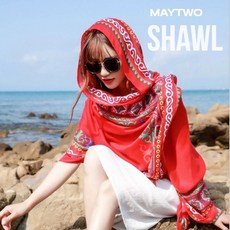 여름어깨숄스카프