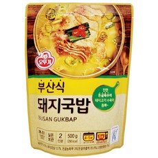 극동돼지국밥 오뚜기 부산식 돼지국밥 3개 500g