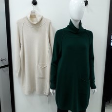 블루페페 해운대 nc 모달 터들넥 라그랑 루즈핏 롱니트티 p194kdk820gn