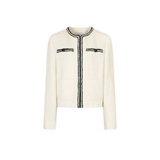 백화점매장정품 JJ지고트 여성 브레이드 디테일 라운드넥 재킷 (GNAM0JK95)