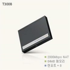 T3008/iptime공유기/아이피타임/유선공유기/PC기기/PC용품/허브/ip공유기, 기본