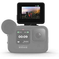 gopro 공식 adfmd-001 미디어 모드 미디어 모듈러 for hero910 블랙 고프로 히어로 10 9 올인원, 디스플레이 모듈, 1개