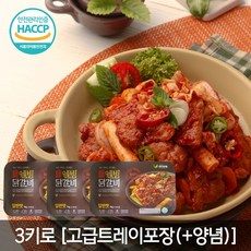 [트레이포장]고급진 선물 강명희의 춘천 닭갈비 웰빙 닭갈비 3kg