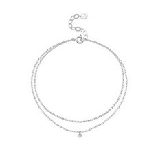 화이트골드발찌