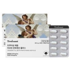 트루아상비오틴
 트루아상 채움 비오틴 판토텐산 플러스 600mg 6개 360정