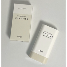 [실리카 파우더] 오브제 오일 컨트롤 선스틱 SPF50+ PA++++ 노세범 기름종이선스틱, 3개, 18g