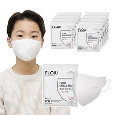 플로우 쉴드마스크 KF94 어린이 마스크 S 소형, 5개입, 10개, 화이트