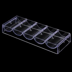 고니표 국제규격 데칼크레이 카지노칩 포커칩 홀덤칩 20P, 오픈형 칩 트레이, 1개