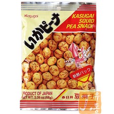 카슈가이 이카 피넛 과자, 62g, 6개