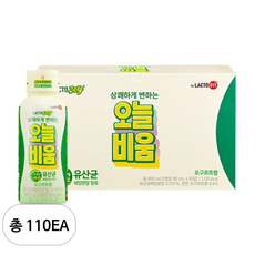 락토조이 오늘비움 유산균음료, 110개, 80ml