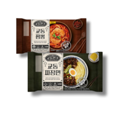 교동짬뽕 교동짜장 중화풍불맛 밀키트 세트 (교동짬뽕 2인분 + 교동짜장 2인분), 1세트