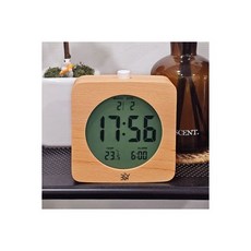 BLnY DTC01 원목 탁상 알람 전자 시계 디지털 무소음 우드 인테리어 아날로그 비엘와이