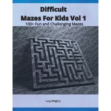 Difficult Mazes For Kids Vol 1: 100+ Fun and Challenging Mazes Paperback, Mazes Draw America, English, 9781801410830