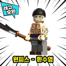 [큐브월드] 블록 미니피규어 전용 자동차 주차번호판 시리즈1 레고호환, 15. 흰수염(뉴게이트)