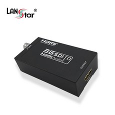 LANstar SDI(BNC) to HDMI 변환 컨버터/LS-SD2HD/CCTV/DVR 컨버터/8채널 48kHz/SD-SDI/HD-SDI/3G-SDI 신호를 HDMI 신호로 변환