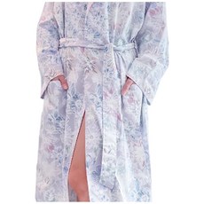 SAVAMUNT 賽芙嫚 蘭精天絲莫代爾極親膚開襟綁帶睡袍 綻放紫 110*65cm