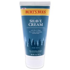 Burts Bees 버츠비 쿨링 면도크림 남성용 천연케어 쉐이빙케어, 1개, 142ml