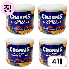 참스 볼 캔디, 340g, 4개