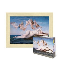 퍼즐피플 비너스탄생 1000피스 서양화 명화 직소퍼즐, 액자포함(우드미송), 1000p