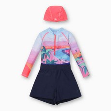 [현대백화점]베네통키즈 [BENETTON KIDS] QCET1103131 PK (투웨이래쉬수영복SET)