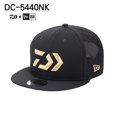 다이와X뉴에라 DC-5440NK 스냅백.낚시모자, 블랙