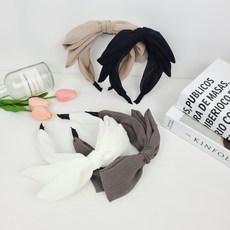 쉬폰리본머리띠