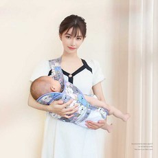 척추보호 힙시트 포대기 신생아 올인원 아기띠슬링, 쥐 망사, 1개