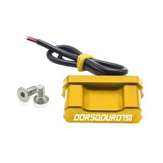 Aprilia Dorsoduro 750 Dorsoduro750 용 번호판 거치대 프레임 LED 조명 브래킷 방향 지시등 2018, gold LED lights, 1개