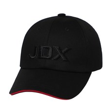 jdx모자 [제이디엑스] JDX 봄 가을 신상할인 남성 JDX 볼륨자수 육각캡 모자 블랙