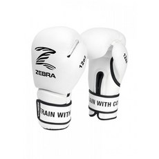지브라 복싱 글러브 - [ZPEG01] ZEBRA Performance Training Gloves white /권투 킥복싱 무에타이 MMA 종합격투기, 1개