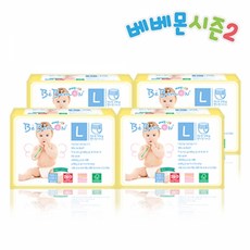 베베몬 시즌2 팬티기저귀 대형 (8-12kg) 32매X4팩, 단품