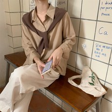 여성페이크셔츠카라