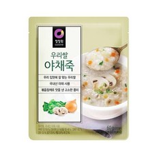 청정원 우리쌀 야채죽 60g(2인분), 30개