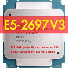 메인보드 컴퓨터부품 Intel Xeon E5 2697V3 V3 프로세서 14 코어 2.60GHZ LGA 2011-3 CPU HUANANZHI X99 F8, 01 마더 보드, 01 마더 보드
