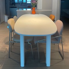양면 방수 가죽식탁보 빌라레코드 라이트 다이닝 테이블매트 맞춤제작, 라이트 다이닝 2394x894mm, 화이트/그린