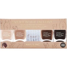 NAILS.INC 에브리바디 인 러브 네일 폴리쉬 세트+스티커 누드 네일 폴리쉬, 1개