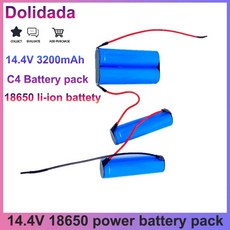 18650 충전식 배터리 팩 3200mah Electrolux Zb3104 3105 3102 Zb3107 진공 청소기용 리튬 이온 14.4v 신제품, 4)8PCS 