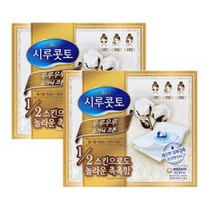 LG유니참 시루콧토 우루우루 오가닉 화장솜 36매 x 2팩, 단품