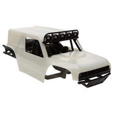 MEUS RACING MB24 SCX24 바디 13.2cm(5.25인치) 132MM 쉘 ABS+나일론 탄소 섬유 섀시 1/24 Axial Bronco JLU B-17 C10용, 화이트
