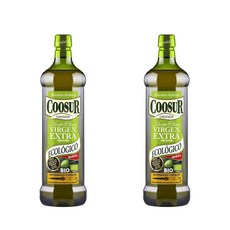  (스페인직배) 1+1 COOSUR 바이오 유럽 엑스트라 버진 올리브오일 올리브유 병 1L Organic extra virgin olive oil bottle 1 l 