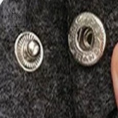 리워샵 의류 똑딱단추 칼라단추, 실버