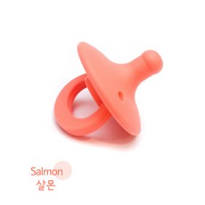 엘린제이 올리 OLI 일체형 실리콘 100% 노리개 젖꼭지, 살몬