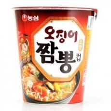 농심 오징어짬뽕 컵 67g, 6개