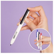 똑딱이 네임펜 3color, 파랑, 2개