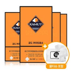 KAMUT 골드 카무트 효소 30포 90g 설빈 물티슈 포함 세트