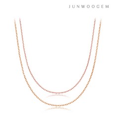 준우젬 18K 모줄체인
