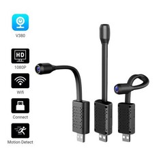 USB 카메라 스마트 AI 인간 감지 V380 미니 와이파이 CCTV 카드 홈 감시 IP 1080P 모션 마이크로 캠코더 - minihdmdeiabox1080p