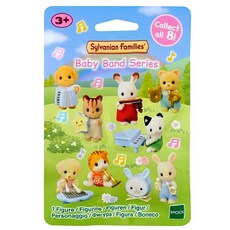 원목 교구 Sylvanian Families 베이비 밴드 시리즈 미니 피규어 악기 포함 랜덤 싱글 팩 블라인드 백 5025 4cm
