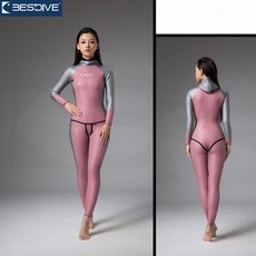 베스트다이브슈트 서핑웻슈트 슈퍼컴퍼짓스킨 클래식 스프링 슈트, 26. 분홍색