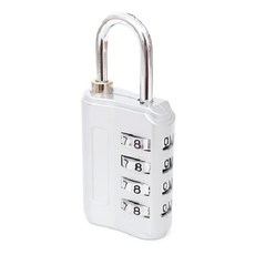 4碼數字密碼鎖 銀色, 1個